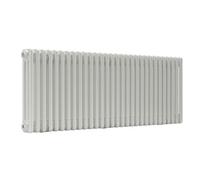 Lux Heat White Horizontal 3 Column Traditional Radiator 500mm (H) X 1370mm (W)