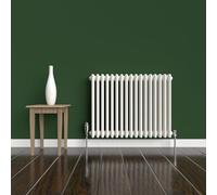 Lux Heat White Horizontal 3 Column Traditional Radiator 600mm (H) x 785mm (W)