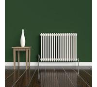 Lux Heat White Horizontal 3 Column Traditional Radiator 600mm (H) X 785mm (W)