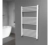 Lux Heat White Ladder Towel Radiator 1000mm (H) X 600mm (W)