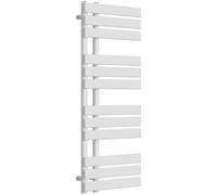 Lux Heat White Open-Flat Designer Towel Radiator 1180mm (H) x 500mm (W)