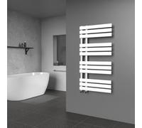 Lux Heat White Open-Flat Designer Towel Radiator 1180mm (H) x 600mm (W)