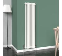 Lux Heat White Vertical 3 Column Traditional Radiator 1500mm (H) x 380mm (W)