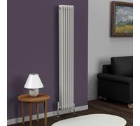 Lux Heat White Vertical 3 Column Traditional Radiator 1800mm (H) x 290mm (W)