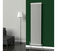 Lux Heat White Vertical 3 Column Traditional Radiator 1800mm (H) x 470mm (W)
