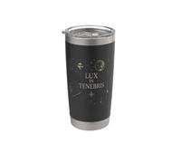 Lux in Tenebris Gothic Latin Design Stainless Steel Insulated Tumbler