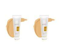 Lux Light Revitalizing Foundation | Lightweight, Blendable Liquid Foundation with SPF 30+ & P Medium to Full Coverage, Waterproof & Long-Lasting Face Makeup (04 - Natural Almonds, 50g, Pack of 2)