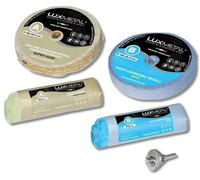Lux Metal - Polishing Kit 01/100 mm DIY Metals Aluminium Iron Stainless Steel Brass Bronze Copper Silver Gold Cleaning Buffing Pad Wheel Wheel ABRASIVE Paste