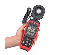 Lux Meter, Light Meter, Digital Light Meter Photography Luxmeter Detachable Probe Illuminometer 200000 Lux/Fc Photometer Enviromental Tester
