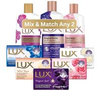 Lux Mix & Match Bundle - Any 2 Products with 1 Soap Bar 80g & 1 Body Wash 500ml - Lux Magical Spell, Aqua Sparkle, Soft Touch, Bright Impress, Velvet Touch, Orchid, Rose & Peony