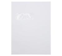 LUX Paper 9" x 12" Open End Window Envelopes - 28lb. Bright White, 50 Pack (1590-50)