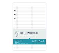 LUX PRO A5 - Perforated Lists