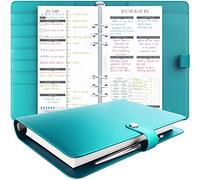 LUX Productivity COMPACT Planner - Best Undated 2024 Diary/Organizer with Daily Schedule & Reflection Journal - (Turquoise)