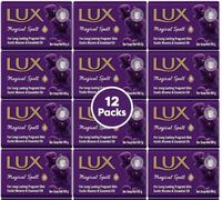 LUX Purple Magical Beauty Soap Bar - Men & Women - 80g x 12