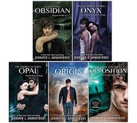 Lux Series 5 Books Collection Set By Jennifer L. Armentrout (Obsidian, Onyx, Opal, Origin, Opposition)
