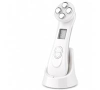 LUX Skin® LED Rejuvenation Wand Face Lifting Device with LED Colour Modes for Serum Moisturiser Use Cheeks Forehead Jawline and Neck (White)
