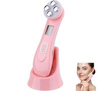 LUX Skin® LED Rejuvenation Wand Frequency Facial Machine Skin Rejuvenation Massager Anti-Aging for All Skin Types (Pink)