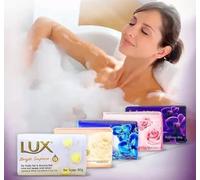 LUX -Soap Bar - Indulgent Skincare for Face, Hands & Body - Enriched for Smooth, Radiant Skin - Gentle Daily Bath & Shower Soap w/Fresh Fragrance - Men & Women - 80g x 12 (Multi Scent (Pack of 4))