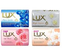 Lux Soap Mix - Bright Impress | Aqua Sparkle | Soft Touch | Velvet Touch - 4 x 80g