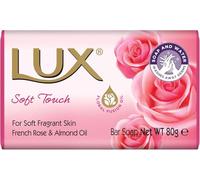 LUX - Soft Beauty Soap Bar - Indulgent Skincare for Face, Hands & Body - Enriched for Smooth, Radiant Skin - Gentle Daily Bath & Shower Soap w/Fresh Fragrance - Men & Women - 80g x 3 (Pink Soft)