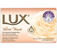 LUX - Soft Beauty Soap Bar - Indulgent Skincare for Face, Hands & Body - Enriched for Smooth, Radiant Skin - Gentle Daily Bath & Shower Soap w/Fresh Fragrance - Men & Women - 80g x 3 (Velvet Touch)