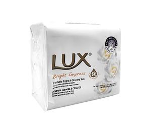 LUX Soft Touch Soap Long Lasting Fragrant Bright Impress white Oil 80g 12 Pack