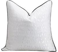 Lux Sparkles London Geometric Pattern Modern Luxury Sofa Cushion Covers for Living Room,Bedroom, Sofa,Satin Color Back high-density plain fabric (Set of 2 45x45cm)