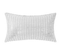 Lux Sparkles London Luxury Velvet Cushion Cover 30x50cm Rectangular Lumbar - Crystal Diamanté Rhinestone Sparkle Throw Pillow for Sofa, Bed & Living Room