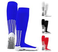 LUX SPORTS Anti Slip Knee Football Socks - Non-Slip Football/Basketball/Hockey Sports Grip Socks