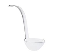 LUX TRENDS Hard Plastic 5-Ounce Punch Bowl Serving Ladle Clear Party Bowl Decorative (R, 4, Ladle)