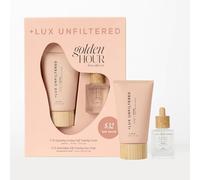+ Lux Unfiltered Mini Golden Hour Set - Includes N°32 Gradual Self Tanner in Santal 1.7 fl oz & N°12 Face Tanning Drops 0.27 fl oz - Travel Size Self Tanner - Vegan & Cruelty Free