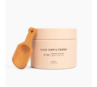 + Lux Unfiltered N°28 Exfoliating Body Polish in Santal - Exfoliating Body Scrub with Shea Butter, Passion Fruit Oil, & Vitamin E - Hydrating & Moisturizing Sugar Scrub - Vegan & Cruelty Free