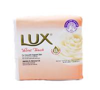 Lux Velvet Touch Jasmine & Almond Oil Soap Pack - 3 x 80 g