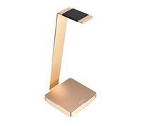 LUXA2 E-One Gold Solid-Metal Aluminum Universal Gaming Headphone Stand/Hanger/Holder for Headsets Display HO-HDP-ALE1GD-00