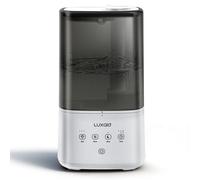 Luxaid 6L Cool and Warm Mist Humidifier for Large Rooms, Top-Fill Water Tank, Touch Control, 4/8/12H Timer, 20db Ultra Quiet Sleep Mode, 360° Mist Nozzle, Aromatherapy for Bedroom