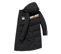 Luxaros Puffer Jacket Men C.a.n-a.m, Jacket Warm Short, for rainy days, autumn and winter, outdoor, Wind(Black,3XL)