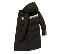 Luxaros Puffer Jacket Men C.a.n-a.m, Jacket Warm Short, for rainy days, autumn and winter, outdoor, Wind(Dark Green,2XL)