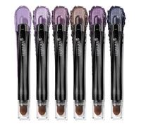 LUXAZA PRO Eyeshadow Makeup Stick Neutral Metallic Glitter Cream Matt Eyeshadow Eyeliner Gloss Pastel Pen Classic Pack of 6 A011