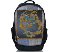 Luxburg Luxury Designer Rucksack/Backpack for 17-Inch Laptop - Owl