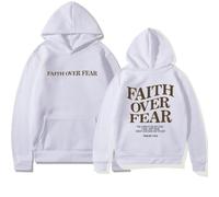 LUXBUT Christian Sweatshirt Christian Faith Sweatshirt Jesus Loves You Hoodie Faith Over Fear hoodie Casual Sweatshirt