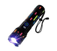 Luxchis® LED Torch, Super Bright Rechargeable Flashlight, 20000 Lumens, Waterproof Tactical Torch with 5 Modes & Zoom, Type-C Fast Charging, 10000mAh Battery, Long-Range Light for Camping,& Emergency