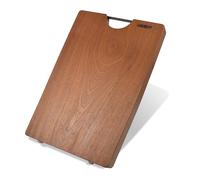 Luxdecor Cutting Board Solid Wood No Glue-Real Solid Wood Cutting Board for Family, Real One Piece Cutting Boards for Kitchen Of 15 * 11.18 * 1in Small