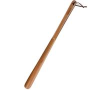 Luxdecor Long Handled Wooden Shoehorns-15in/24in/31.5in Wooden Long Handle Shoe Horn for Seinors Men Boot Jack Shoe Helper, Walnut(natural)-23.5in