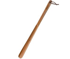 Luxdecor Long Handled Wooden Shoehorns-15in/24in/31.5in Wooden Long Handle Shoe Horn for Seinors Men Boot Jack Shoe Helper, Walnut(natural)-23.5in