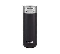 Contigo Luxe Autoseal Travel Mug, Stainless Steel Thermal Mug, Vacuum Flask, Leakproof Tumbler, dishwasher safe, Coffee Mug with BPA Free Easy-Clean Lid, Licorice