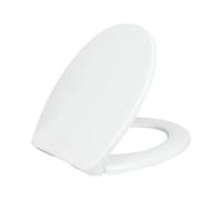 Luxe Bidet TS1008R Toilet Seat, White, Round