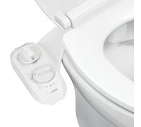 LUXE Bidet NEO 120 Plus - Next-Generation Bidet Toilet Seat Attachment with Innovative EZ-Lift Hinges and 360° Self-Cleaning Mode (White)