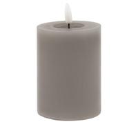 Luxe Collection 3X4 Grey Melt Effect Led Wax Candle