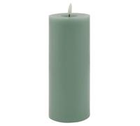 Luxe Collection Melt Effect 3.5X9 Sage Led Wax Candle