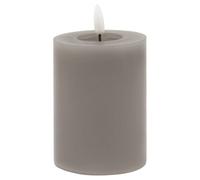 Luxe Collection Melt Effect 3X4 Grey Led Wax Candle